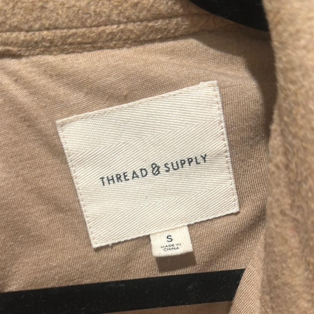 Thread & Supply Tan Button-Up Jacket - Picture 2 of 2
